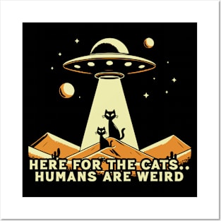 UFO For Cats Posters and Art